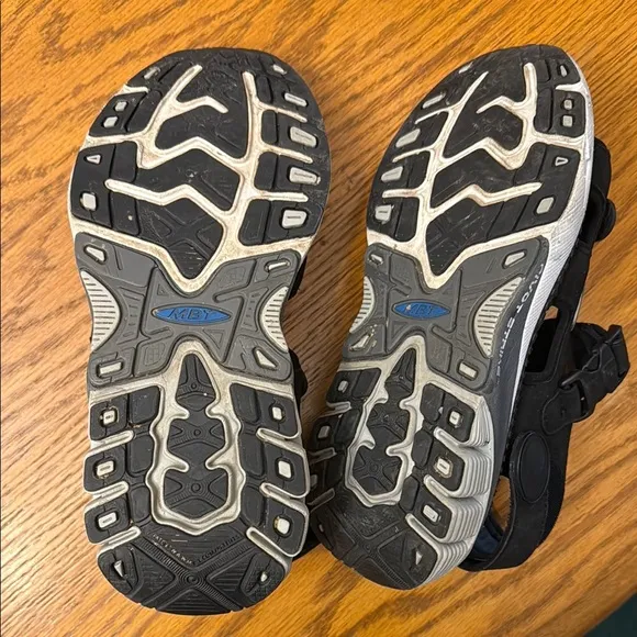 MBT Black Sport Sandals with Adjustable Straps and Cushioned Footbed