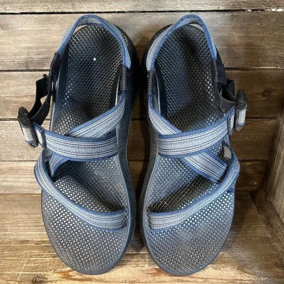 Mens Chaco Classic Outdoor Blue Walking‎ Hiking Comfort Sandals Size 12 M GUC
