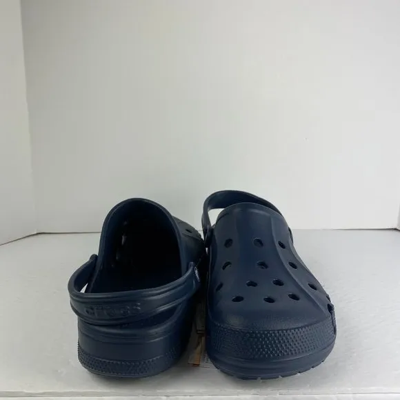 Men's Crocs Baya Navy Clogs Slip On Slide Sandals