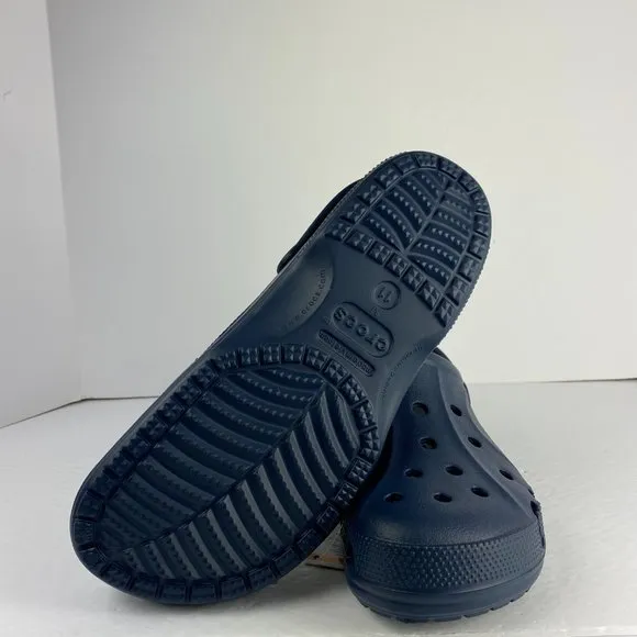 Men's Crocs Baya Navy Clogs Slip On Slide Sandals