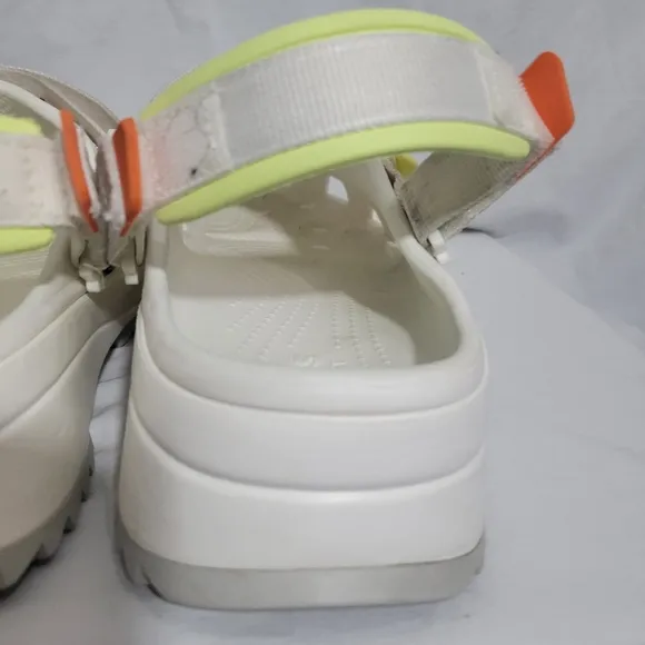 Men's Crocs Classic Hiker Clog White Sandals Size 12