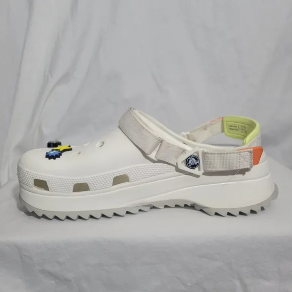 Men's Crocs Classic Hiker Clog White Sandals Size 12