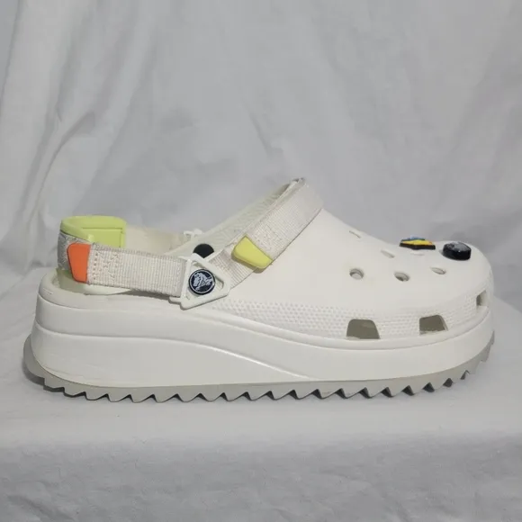 Men's Crocs Classic Hiker Clog White Sandals Size 12