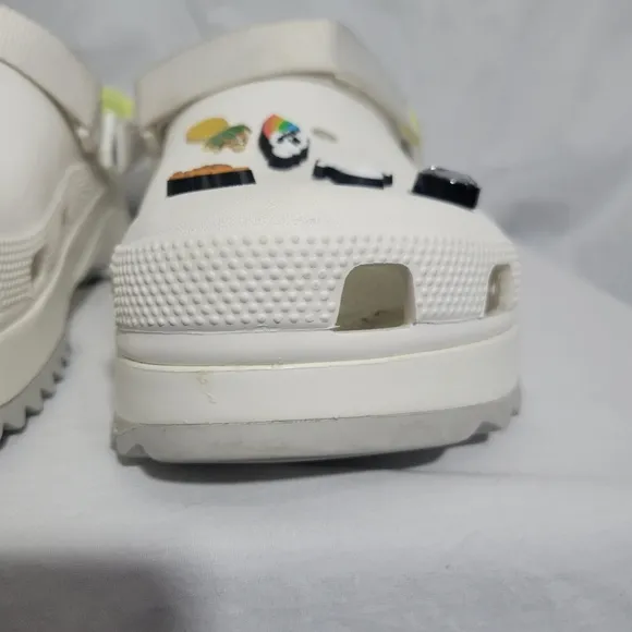 Men's Crocs Classic Hiker Clog White Sandals Size 12