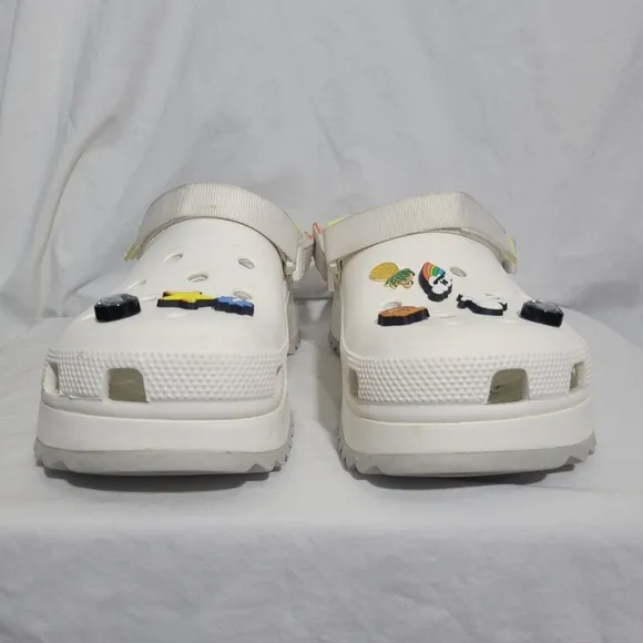 Men's Crocs Classic Hiker Clog White Sandals Size 12