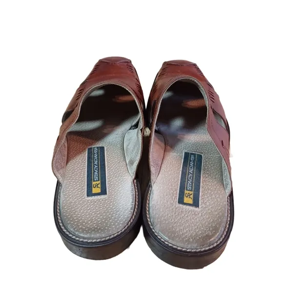 MEN'S STACY ADAMS LEATHER SANDALS SIZE 12M