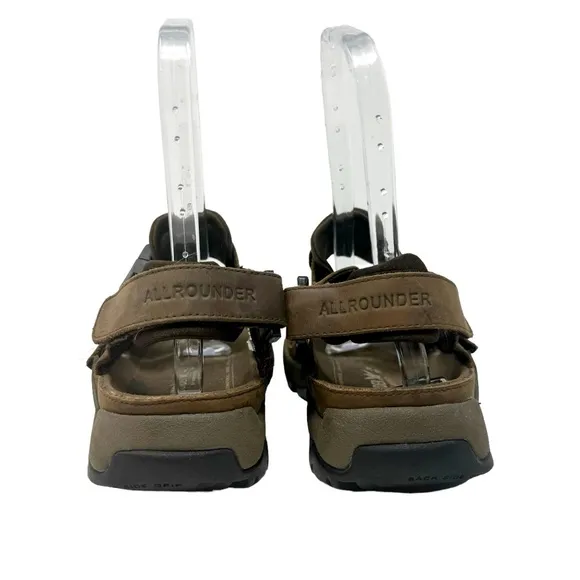 Mephisto Allrounder Leather Climasole Comfort Sandals Mens Brown Size 42