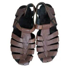 Mephisto Sam Fisherman Sandals Brown Size 45 ( 11 )