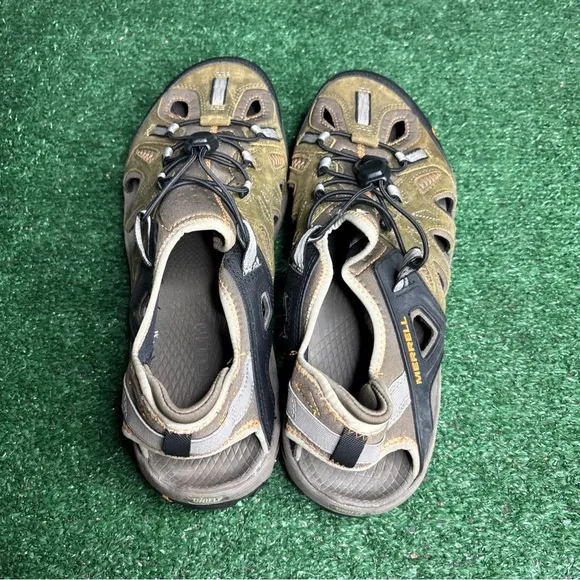 Merrell Blaze Hiking Sandals Men’s Size 14 Brindle Butterscotch Leather J65243