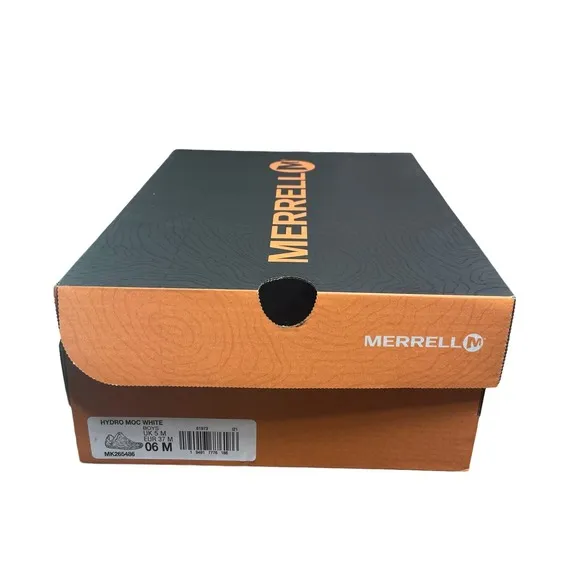 Merrell Boys Hydro Moc Drift Water Hiking Sandals White Size 6/Women Size 7.5