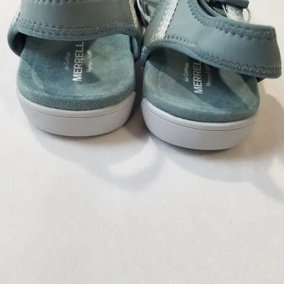 Merrell Sandals Women Size 9 Trooper District Muri Lattice Strappy Blue Gray