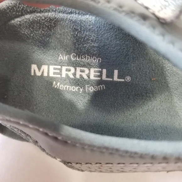 Merrell Sandals Women Size 9 Trooper District Muri Lattice Strappy Blue Gray