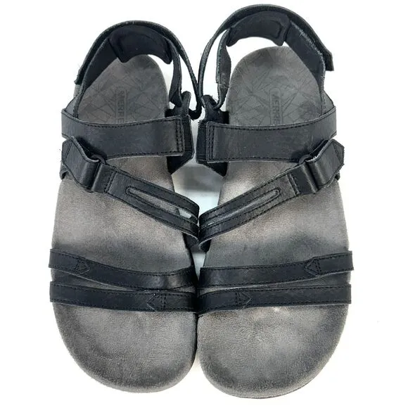 Merrell Sandspur Rose J002684 Hiking Sandals, Women's Size 7 Black Leather