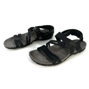 Merrell Sandspur Rose J002684 Hiking Sandals, Women's Size 7 Black Leather
