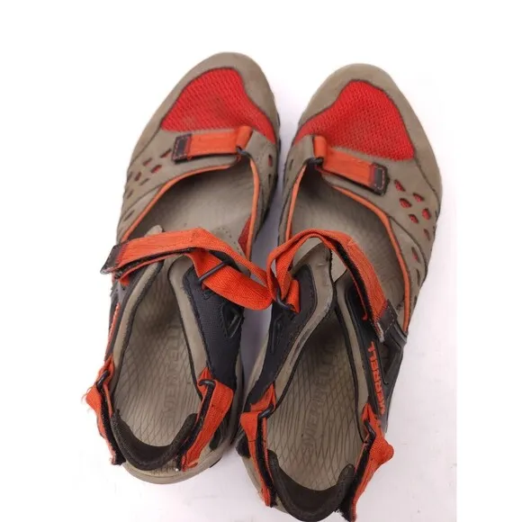 Merrell Women's All Out Blaze Sieve MJ Hiking Sandals Taupe Orange Size 9