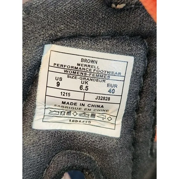 Merrell Women's All Out Blaze Sieve MJ Hiking Sandals Taupe Orange Size 9