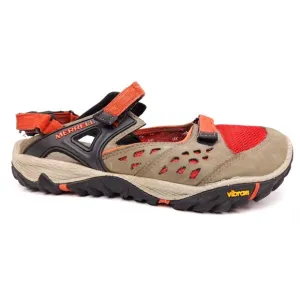 Merrell Women's All Out Blaze Sieve MJ Hiking Sandals Taupe Orange Size 9