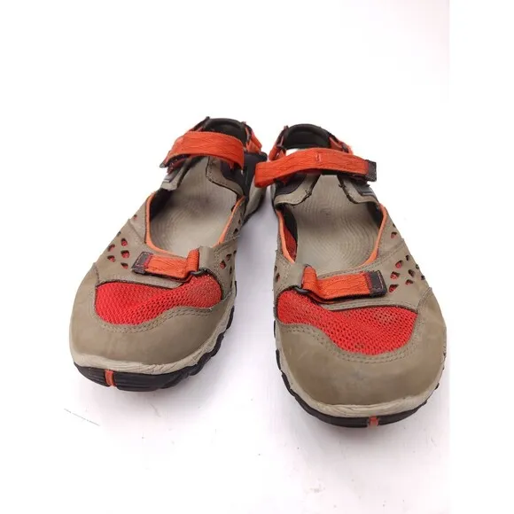 Merrell Women's All Out Blaze Sieve MJ Hiking Sandals Taupe Orange Size 9