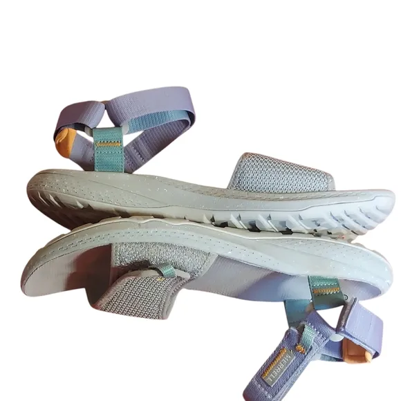 Merrell Women's Bravada Backstrap Sport Sandal Paloma Gray Velcro Closures
