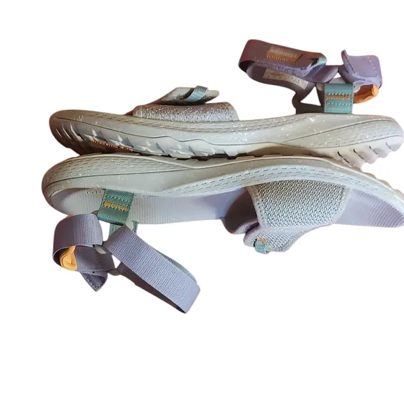Merrell Women's Bravada Backstrap Sport Sandal Paloma Gray Velcro Closures