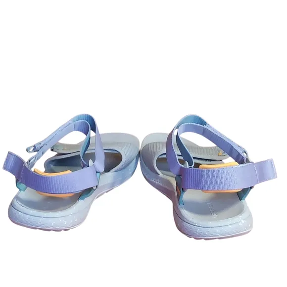 Merrell Women's Bravada Backstrap Sport Sandal Paloma Gray Velcro Closures