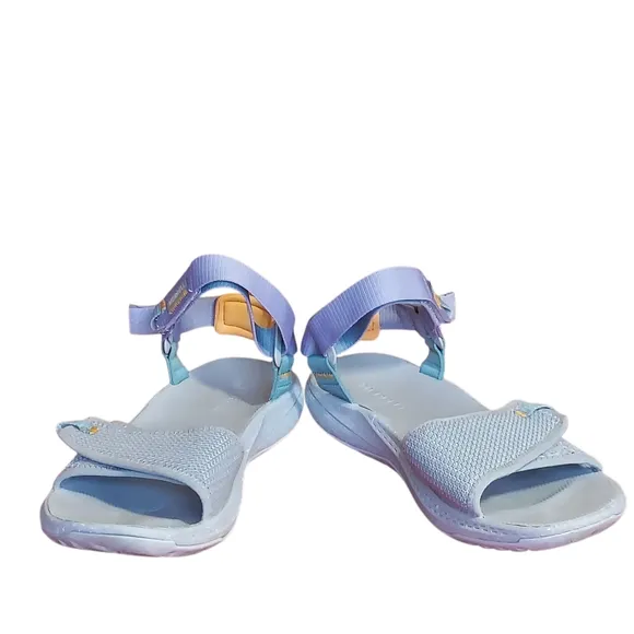 Merrell Women's Bravada Backstrap Sport Sandal Paloma Gray Velcro Closures