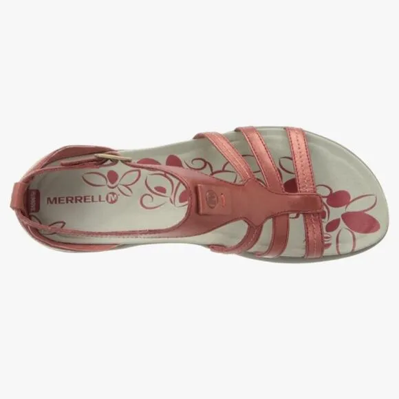 Merrell Women's Cantor Lavish Sandal Red Ochre NWOT Size 6