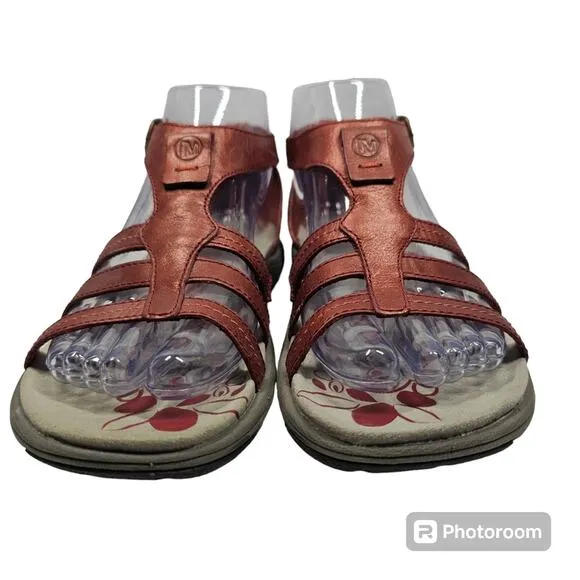 Merrell Women's Cantor Lavish Sandal Red Ochre NWOT Size 6