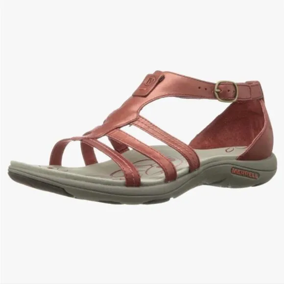 Merrell Women's Cantor Lavish Sandal Red Ochre NWOT Size 6