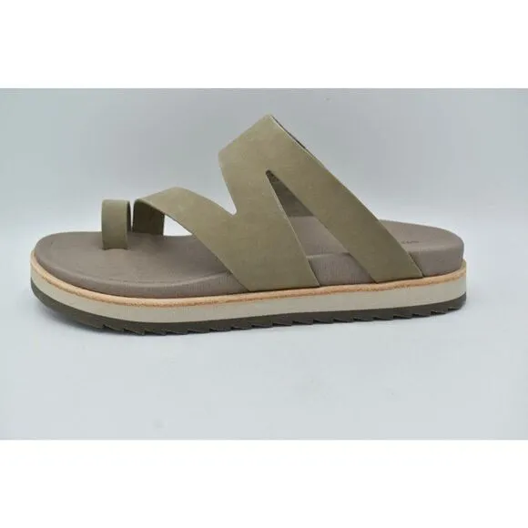 Merrell Womens Size 10 Juno Wrap Moon Soft Leather Comfort Slip on Sandals