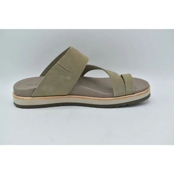 Merrell Womens Size 10 Juno Wrap Moon Soft Leather Comfort Slip on Sandals