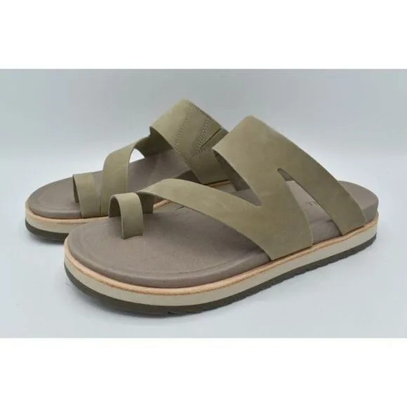 Merrell Womens Size 10 Juno Wrap Moon Soft Leather Comfort Slip on Sandals
