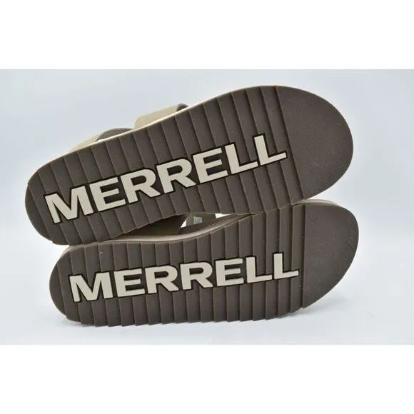Merrell Womens Size 10 Juno Wrap Moon Soft Leather Comfort Slip on Sandals