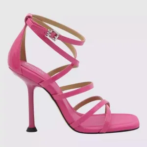 Michael Kors Women's Adjustable Ankle Strap Dress Sandal, Pink Size 5M