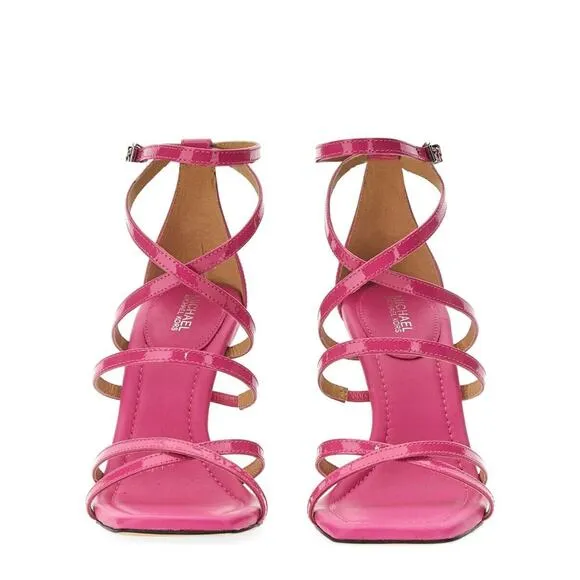 Michael Kors Women's Adjustable Ankle Strap Dress Sandal, Pink Size 5M