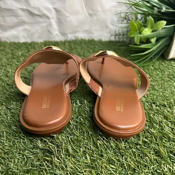 MICHAEL  KorsTilly Thong Sandal Color: Luggage$140 women size 7.5  NEW