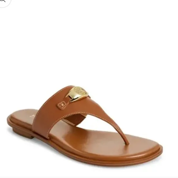 MICHAEL  KorsTilly Thong Sandal Color: Luggage$140 women size 7.5  NEW