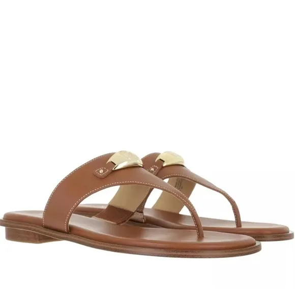 MICHAEL  KorsTilly Thong Sandal Color: Luggage$140 women size 7.5  NEW