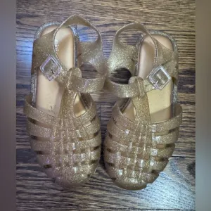 Mini Melissa Possession glitter jelly sandals