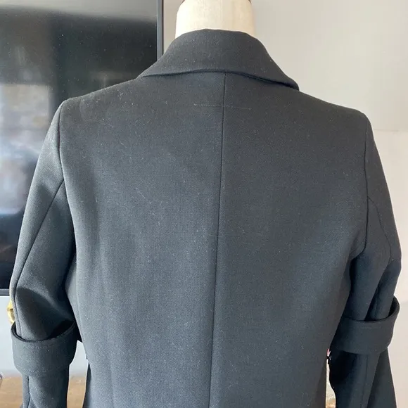 MM6 Maison Margiela Blazer  Removable Armband in Virgin Wool Blend