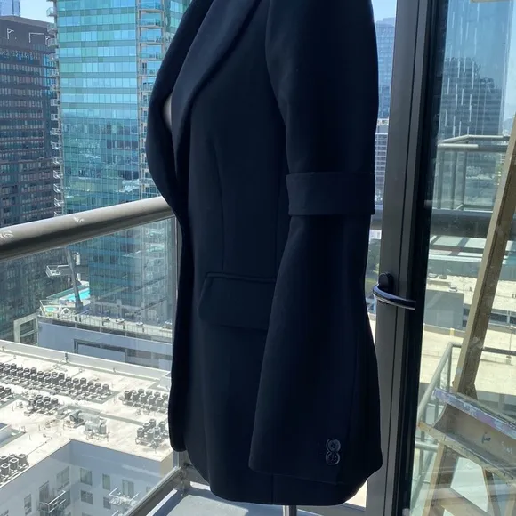 MM6 Maison Margiela Blazer  Removable Armband in Virgin Wool Blend