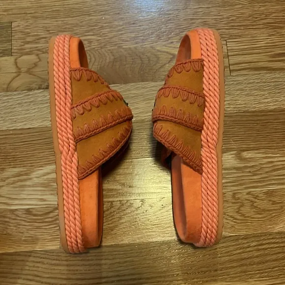 MOU Fruit Punch Slide Sandals Size 40 EU or 9.5 US NIB