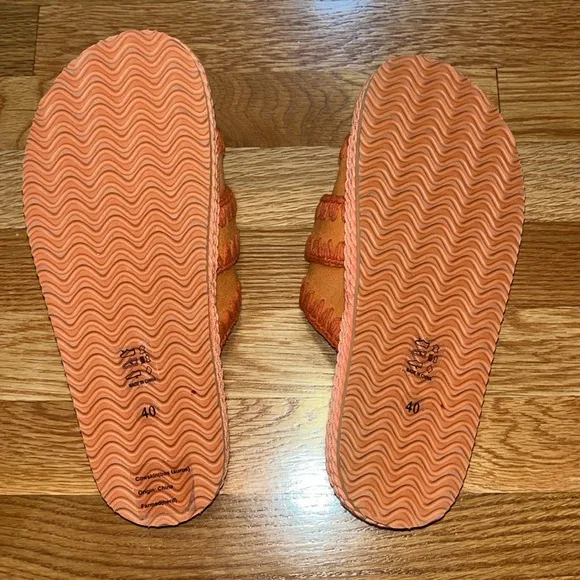MOU Fruit Punch Slide Sandals Size 40 EU or 9.5 US NIB