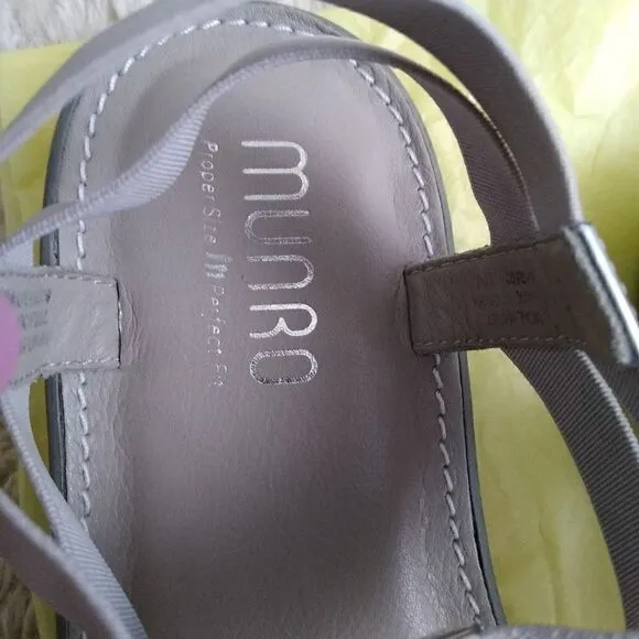 Munroe 7W silver patent leather sandals