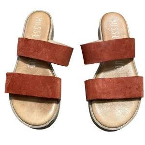 Musse &amp; Cloud Slip On Sandals Burnt Orange Size 40 or 9.5 US