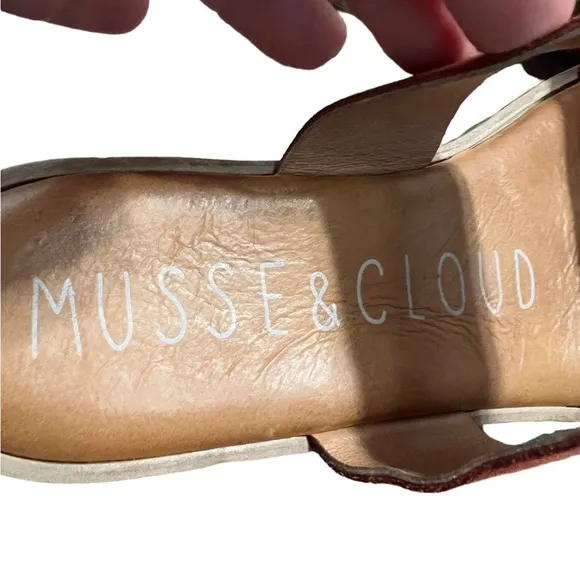 Musse &amp; Cloud Slip On Sandals Burnt Orange Size 40 or 9.5 US