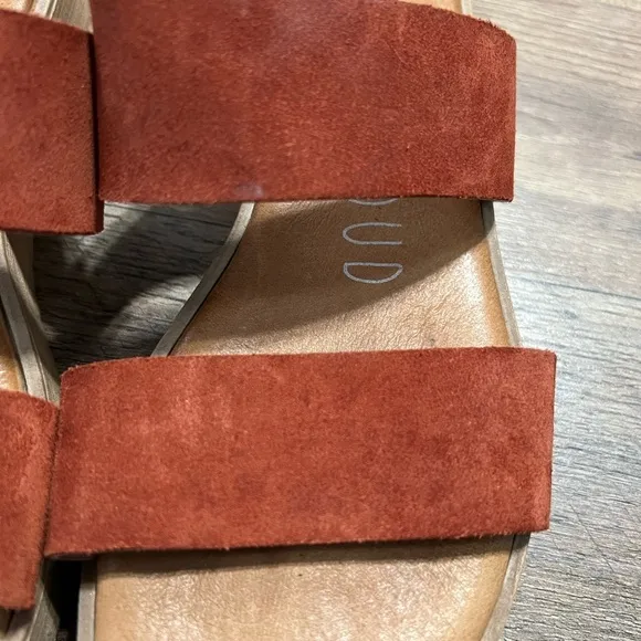 Musse &amp; Cloud Slip On Sandals Burnt Orange Size 40 or 9.5 US