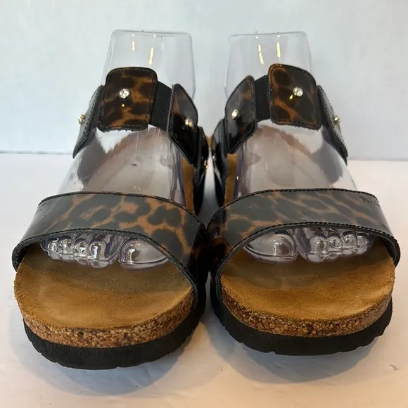 NAOT Leopard Print Women's Sandals in Size 42
