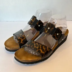 NAOT Leopard Print Women's Sandals in Size 42
