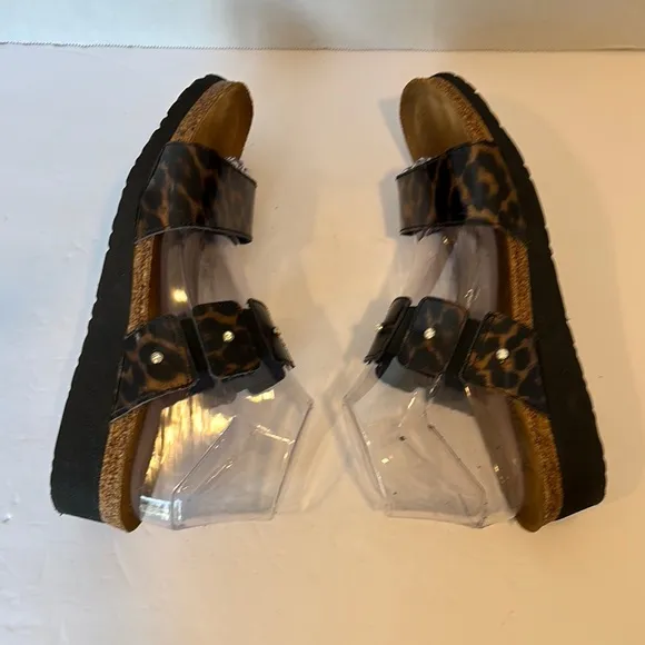 NAOT Leopard Print Women's Sandals in Size 42